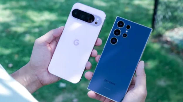 Google Pixel and Samsung